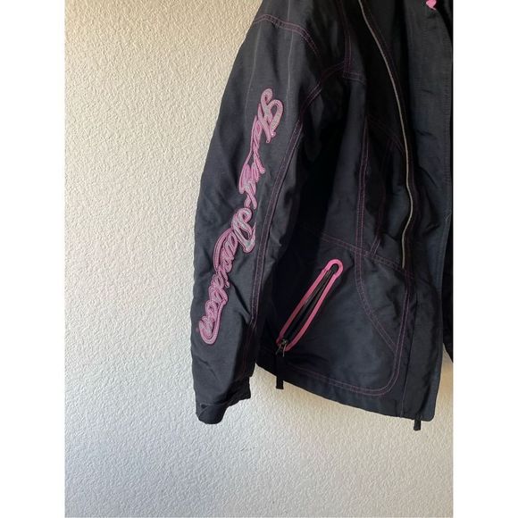 Harley‎ Davidson riding padded big embroidered details size large - Picture 3 of 10